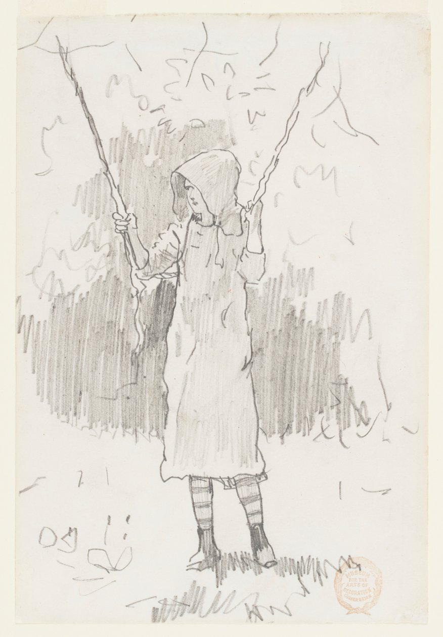 Dziewczyna na huśtawce autorstwa Winslow Homer