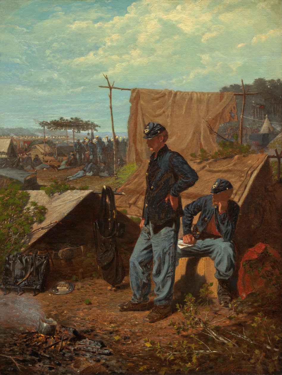 Dom, słodki dom, c. 1863. autorstwa Winslow Homer