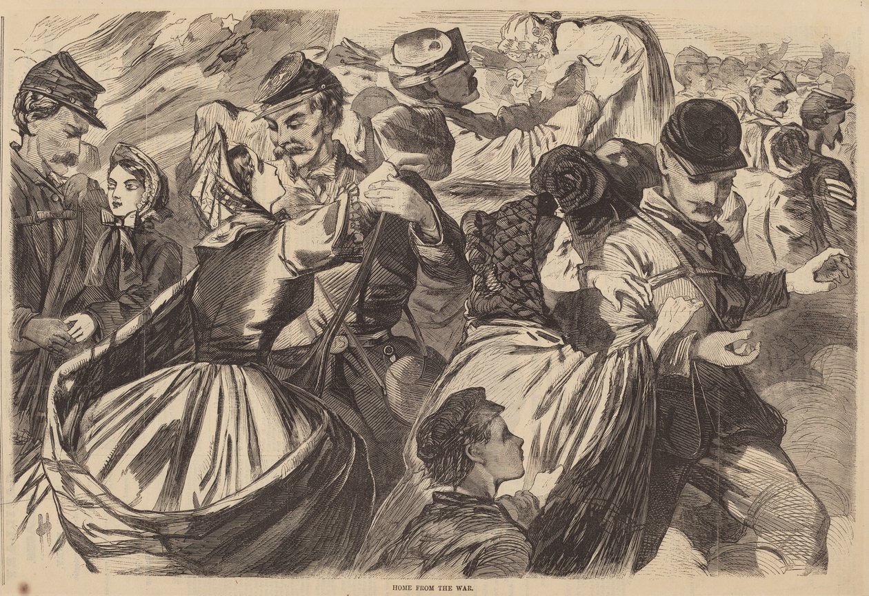 Dom z wojny, wydana w 1863 r. autorstwa Winslow Homer