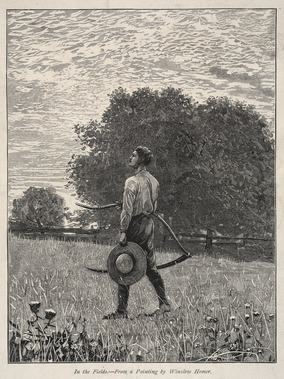 Na polach. autorstwa Winslow Homer