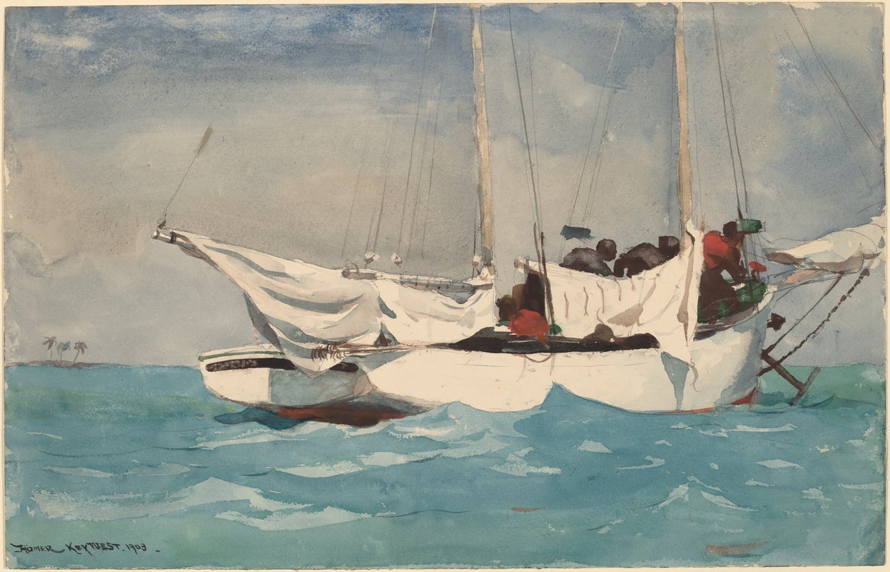 Key West, kotwica holownicza, 1903. autorstwa Winslow Homer