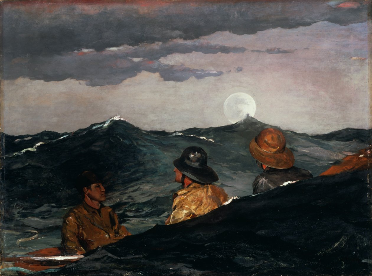 Całowanie Księżyca autorstwa Winslow Homer