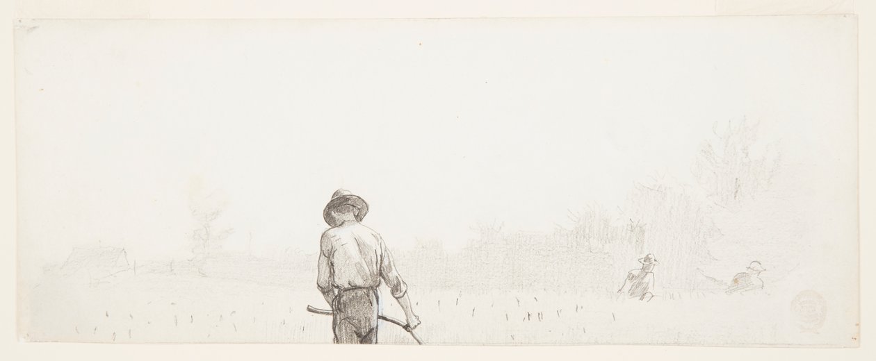 Człowiek z kosą autorstwa Winslow Homer