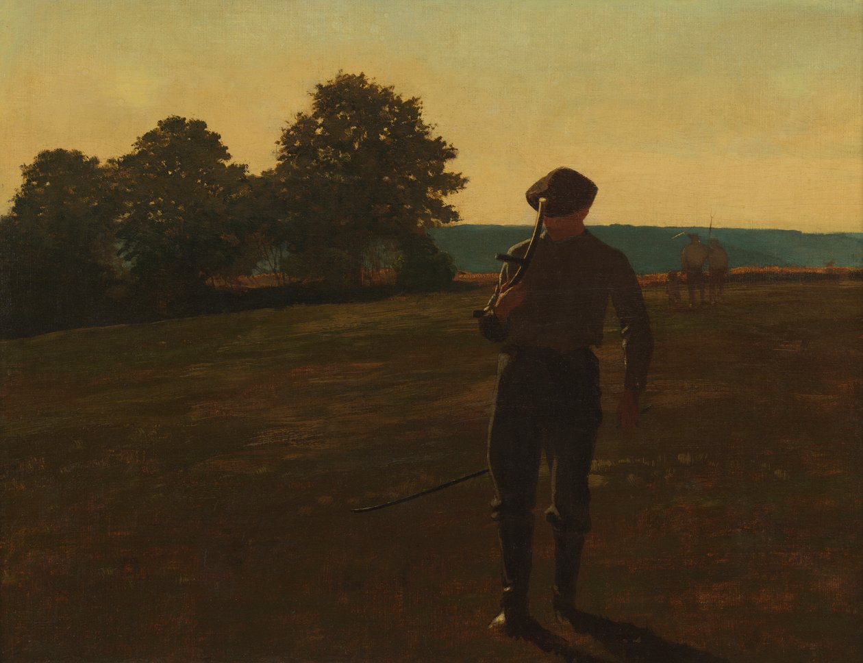 Człowiek z kosą autorstwa Winslow Homer