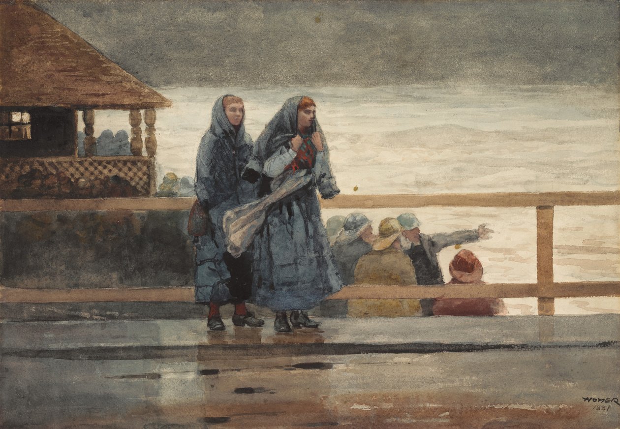 Niebezpieczeństwa morza, 1881 autorstwa Winslow Homer