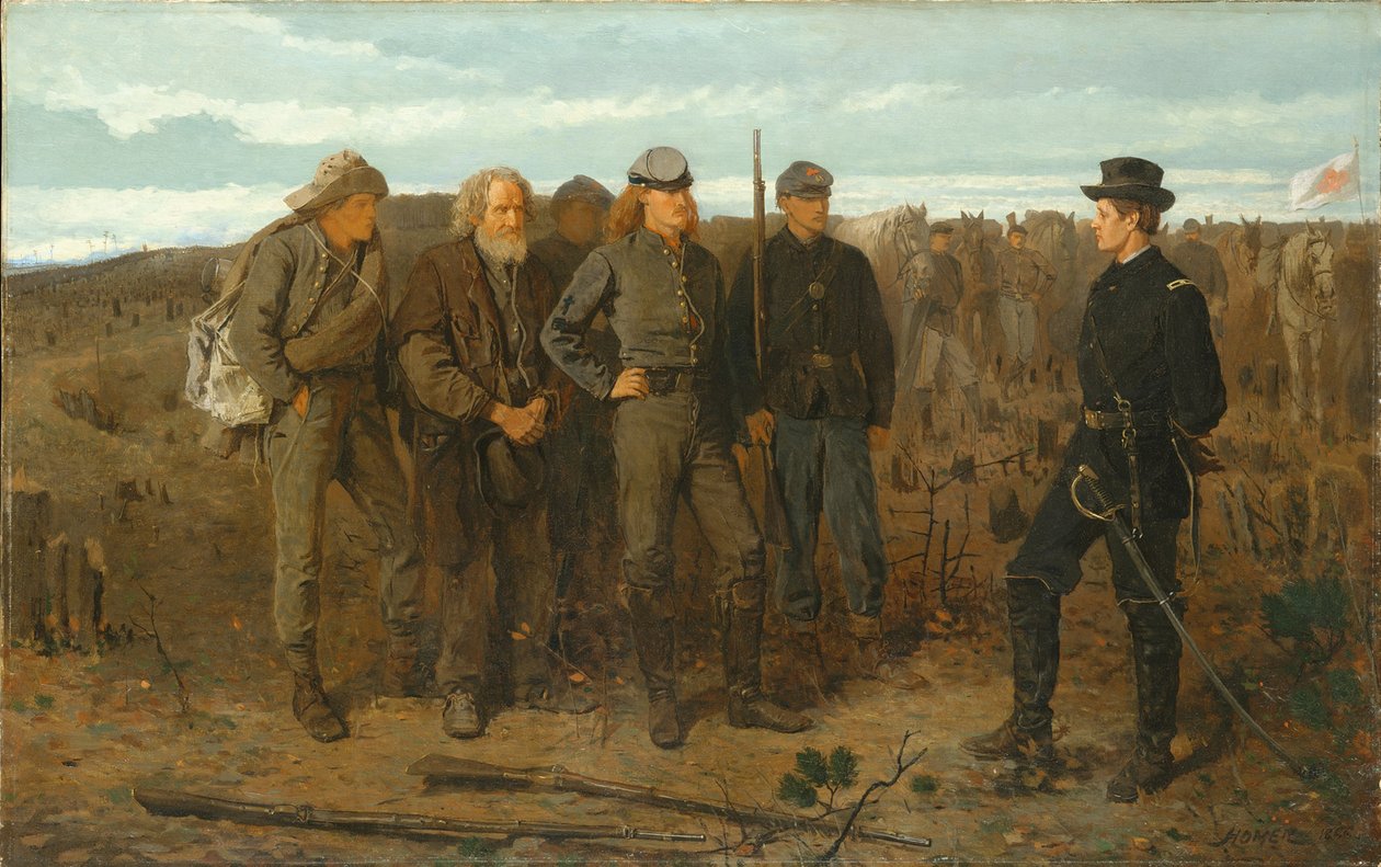 Więźniowie z frontu autorstwa Winslow Homer