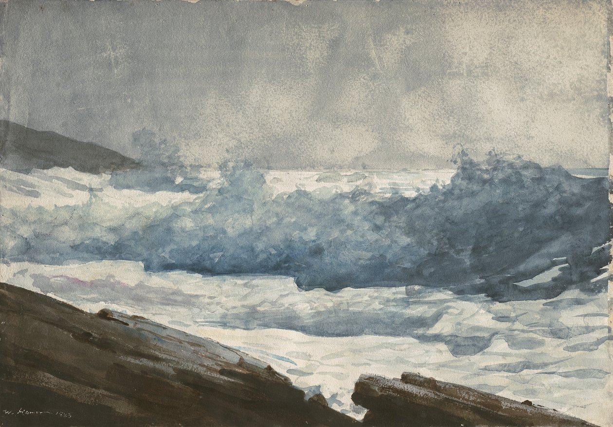 Szyja Prouta, Łamacze autorstwa Winslow Homer