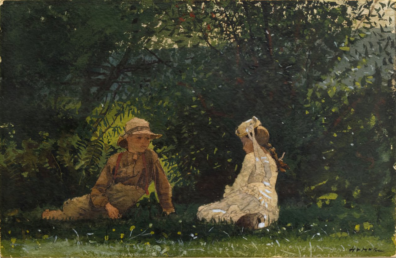 Scena na farmie Houghton, 1878. autorstwa Winslow Homer