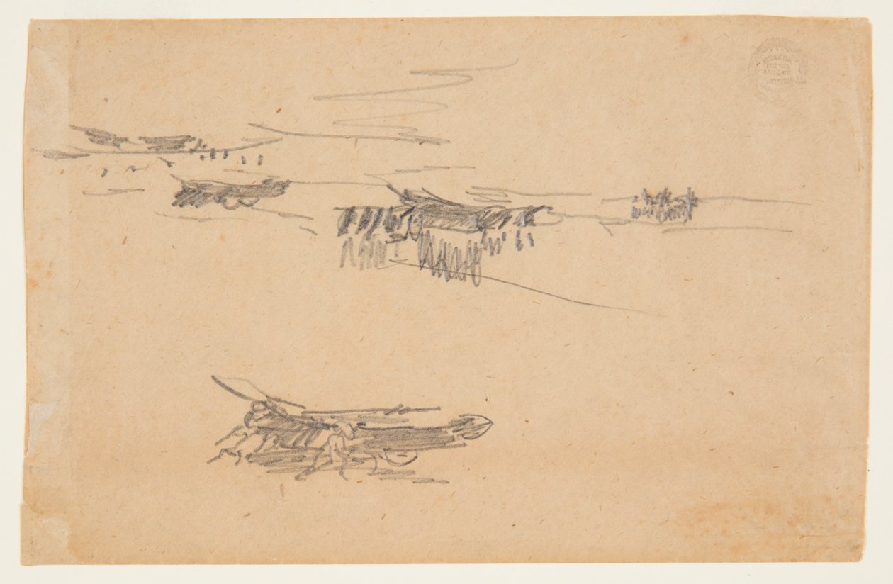 Szkice Dories na powozach autorstwa Winslow Homer