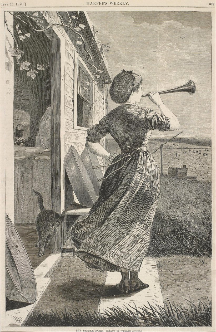 Róg obiadowy autorstwa Winslow Homer