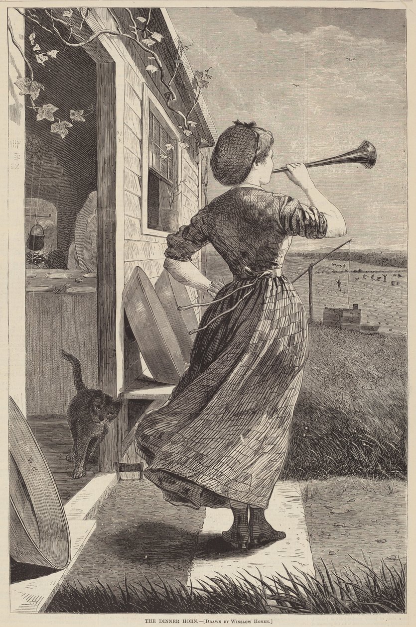 Róg obiadowy, 1870. autorstwa Winslow Homer
