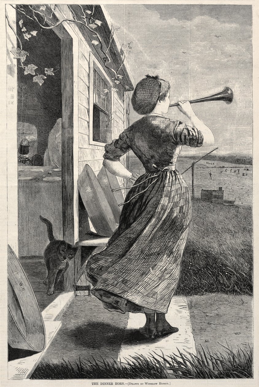 Róg obiadowy, 1870. autorstwa Winslow Homer