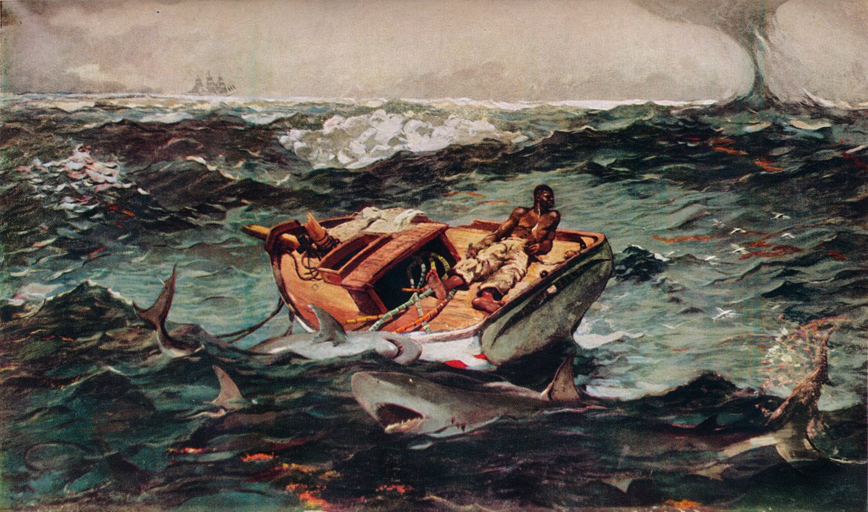 Prąd Zatokowy, 1899, 1943. autorstwa Winslow Homer