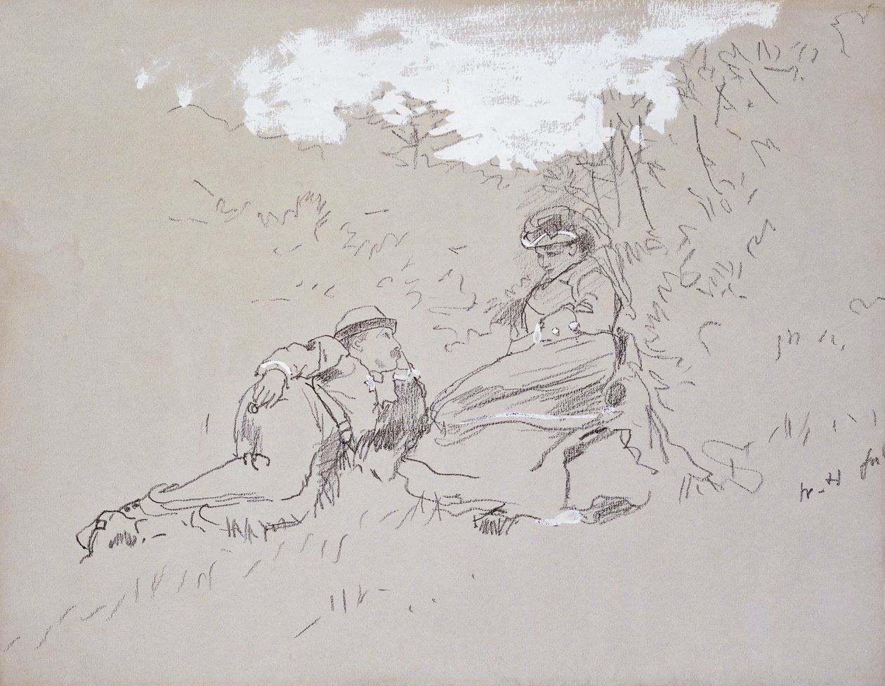 Miesiąc miodowy, 1875 autorstwa Winslow Homer