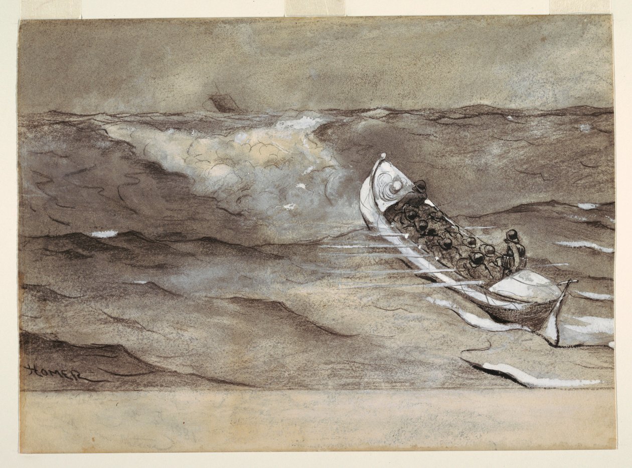 Łódź ratunkowa autorstwa Winslow Homer