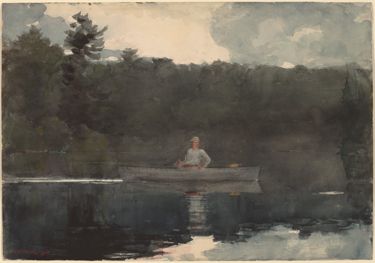 Samotny rybak, 1889. autorstwa Winslow Homer