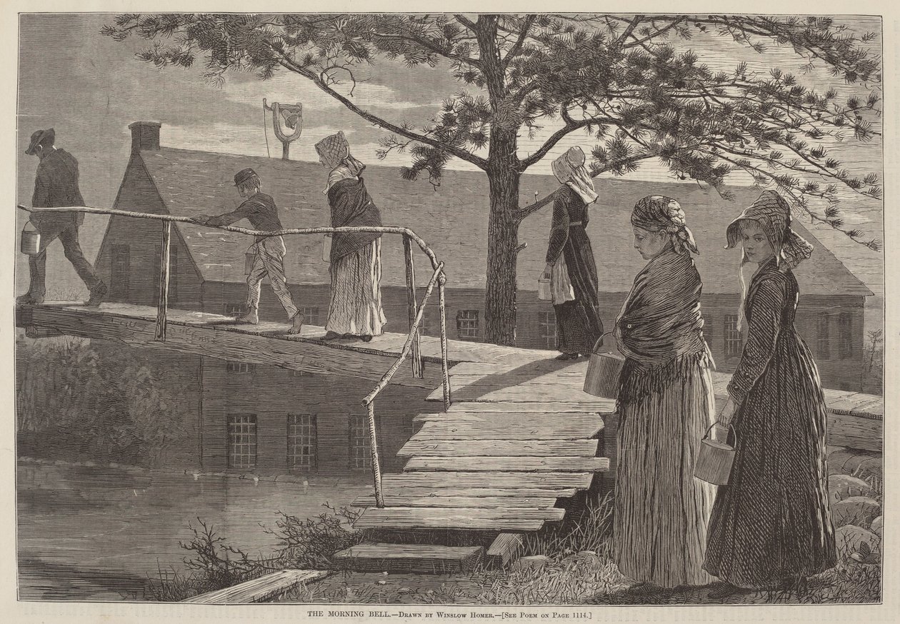 Poranny dzwon, opublikowany w 1873 r. autorstwa Winslow Homer