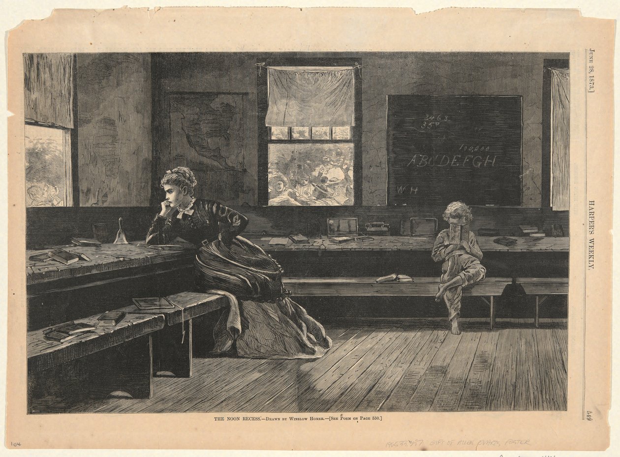 Południowa przerwa, od Harper autorstwa Winslow Homer