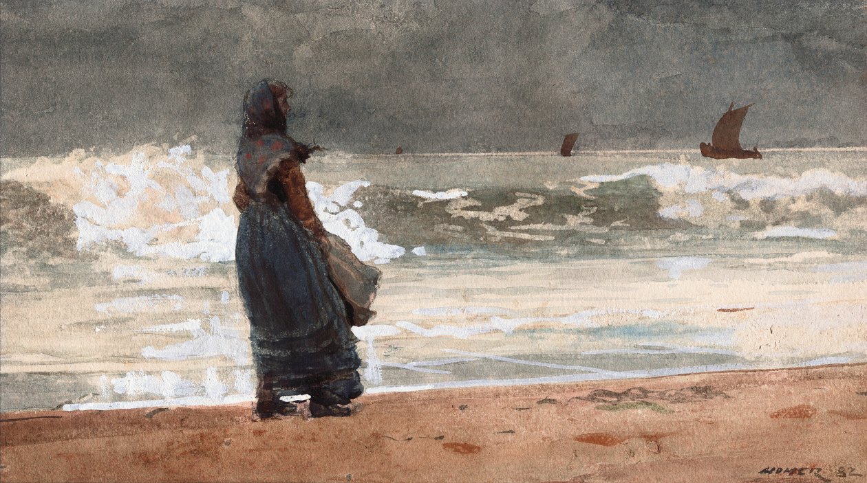 The Watcher, Tynemouth autorstwa Winslow Homer