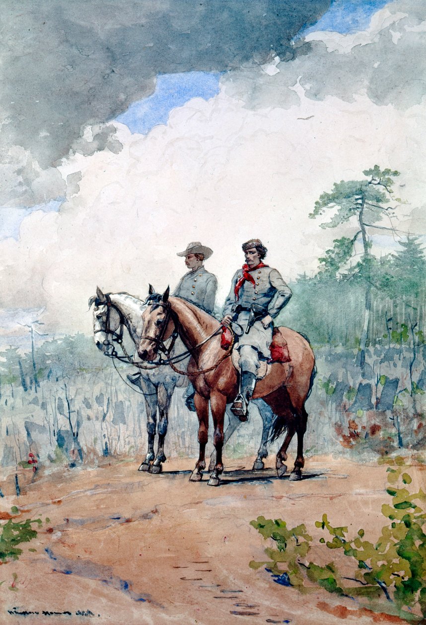 Dwóch harcerzy federalnych, 1887 autorstwa Winslow Homer