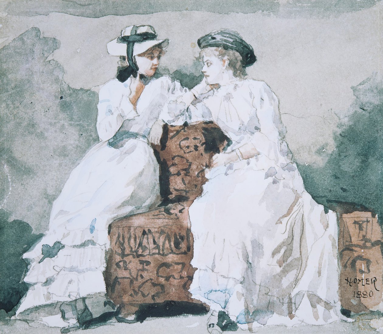 Dwie panie, 1880. autorstwa Winslow Homer