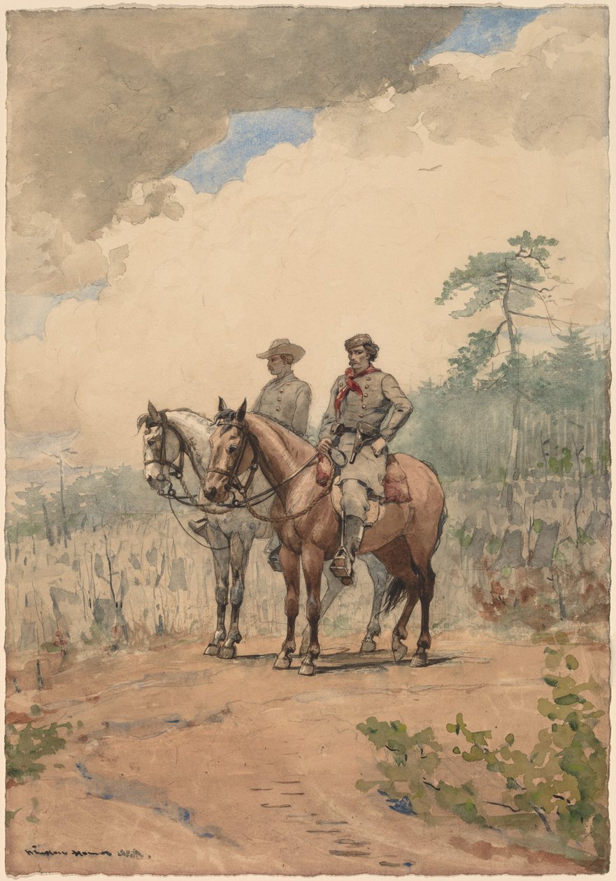 Dwóch harcerzy autorstwa Winslow Homer