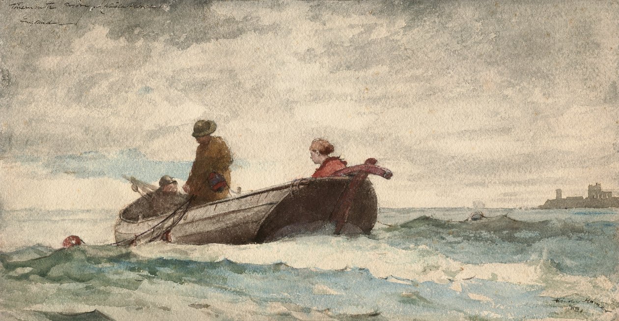 Tynemouth Priory, Anglia autorstwa Winslow Homer