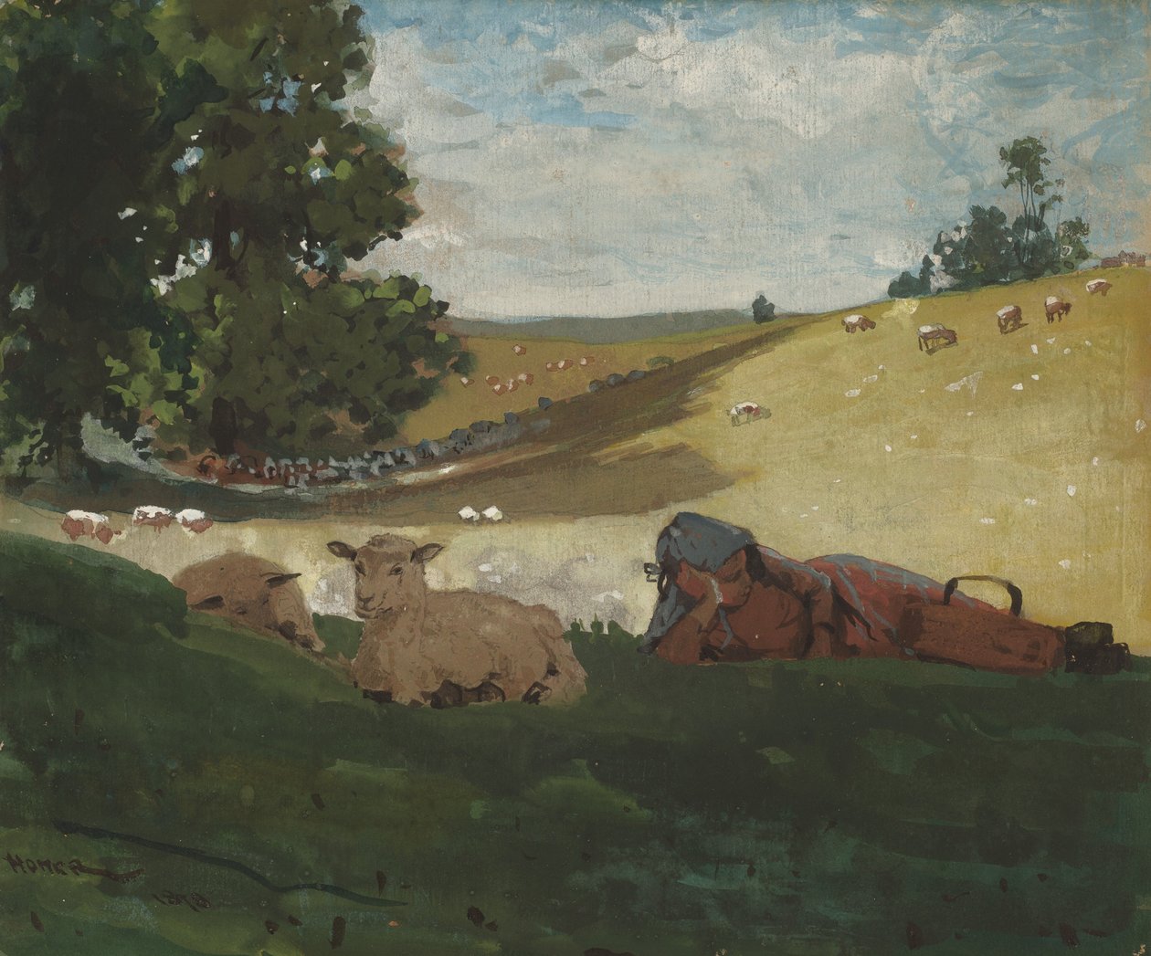 Ciepłe popołudnie, 1878. autorstwa Winslow Homer