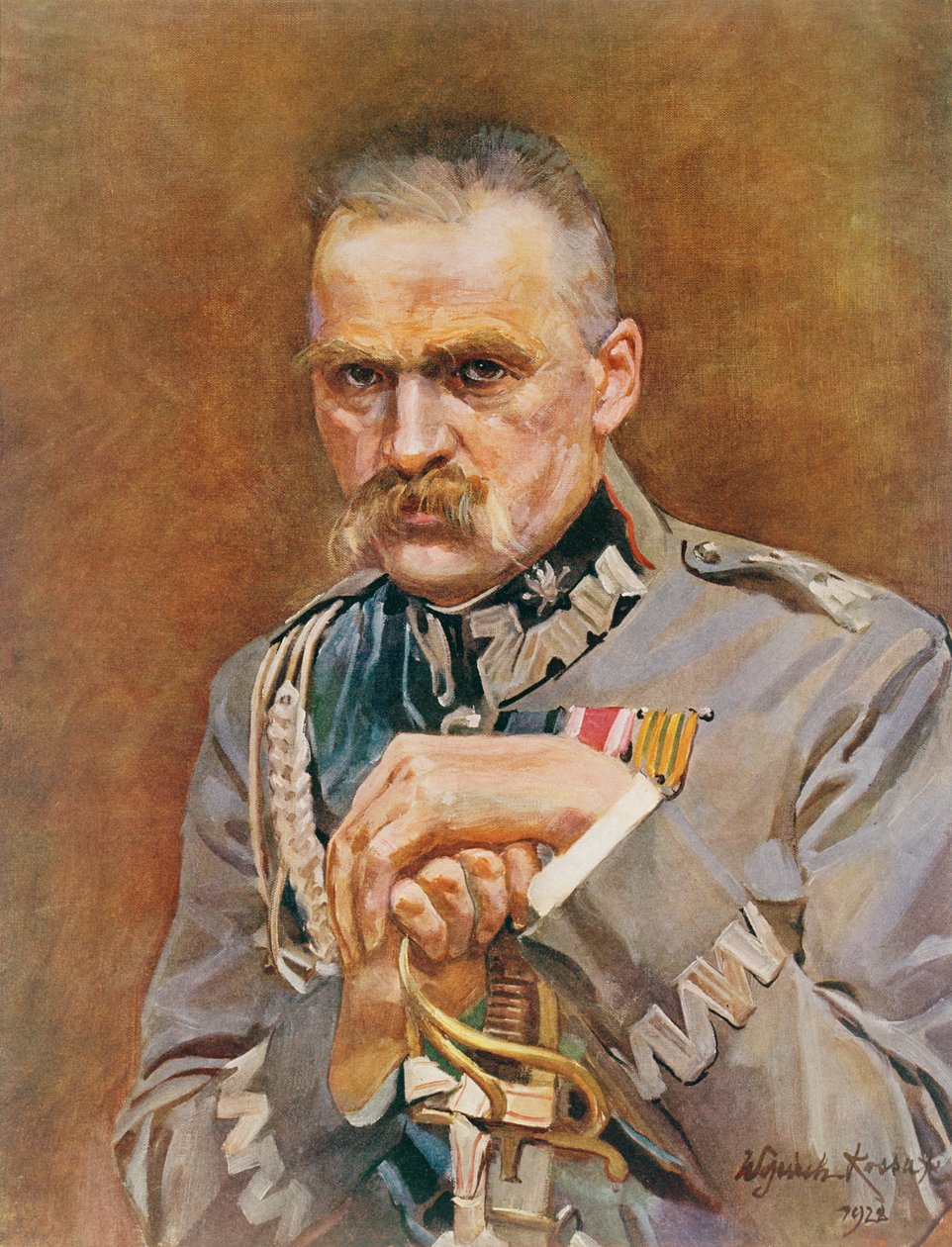 Marszałek Józef Piłsudski (1867-1935) autorstwa Wojciech Kossak