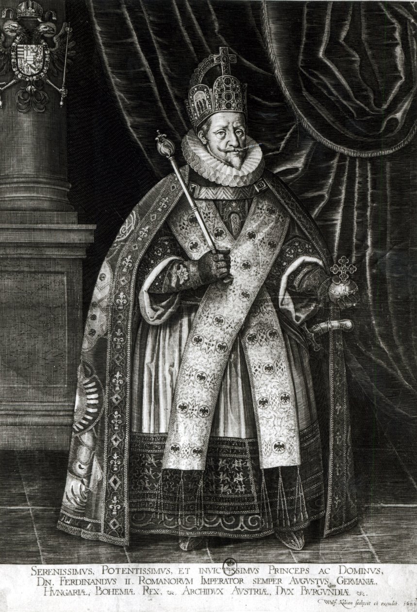 Ferdynand II (1578-1637) 1622 autorstwa Wolfgang Kilian