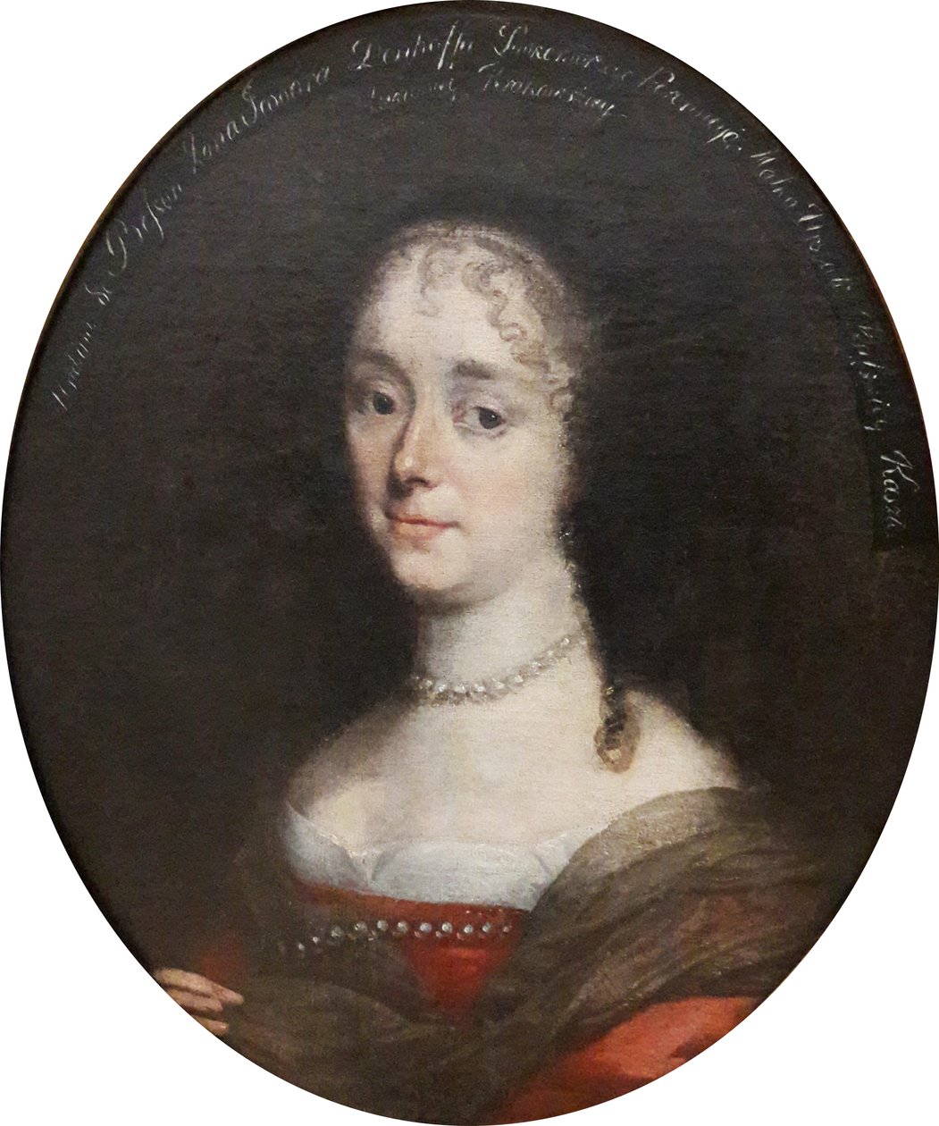 Portret Katarzyny Franciszki Denhoffowej z domu von Bessen (1635-1695). autorstwa Workshop of Daniel Schultz
