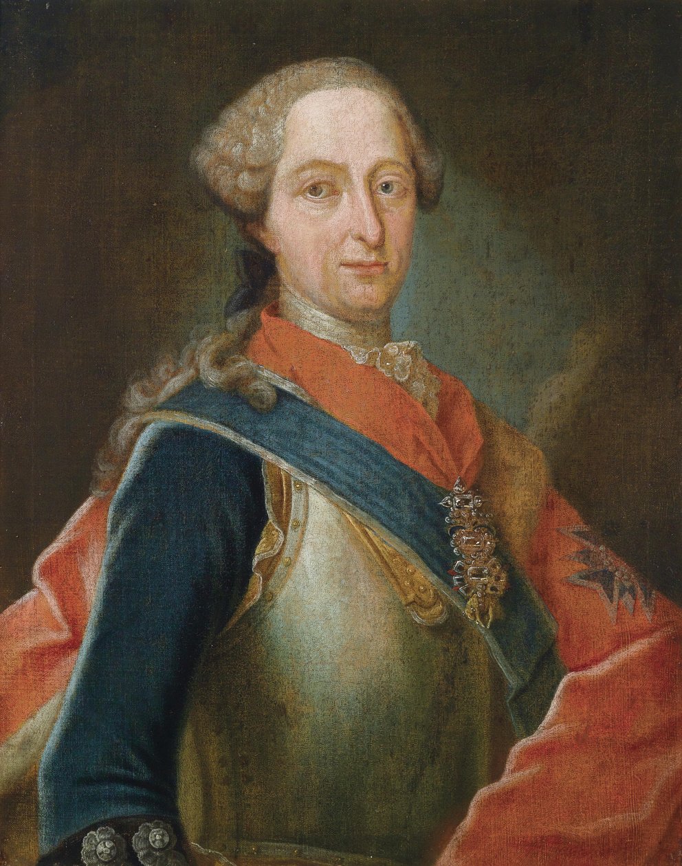 Portret Maksymiliana III Józefa autorstwa Workshop of Georg Desmarées