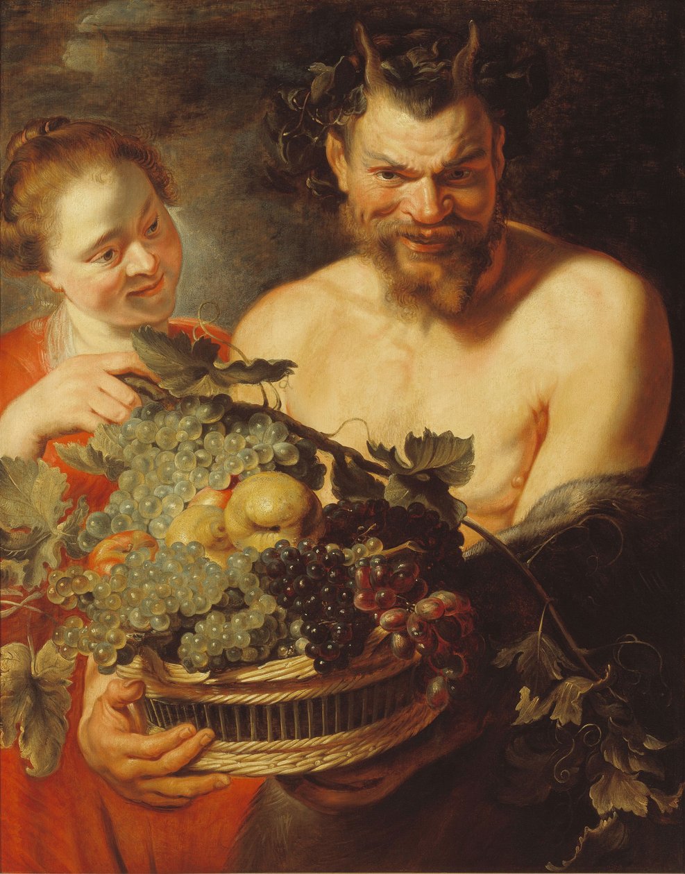 Faun i nimfa autorstwa Workshop of Peter Paul Rubens