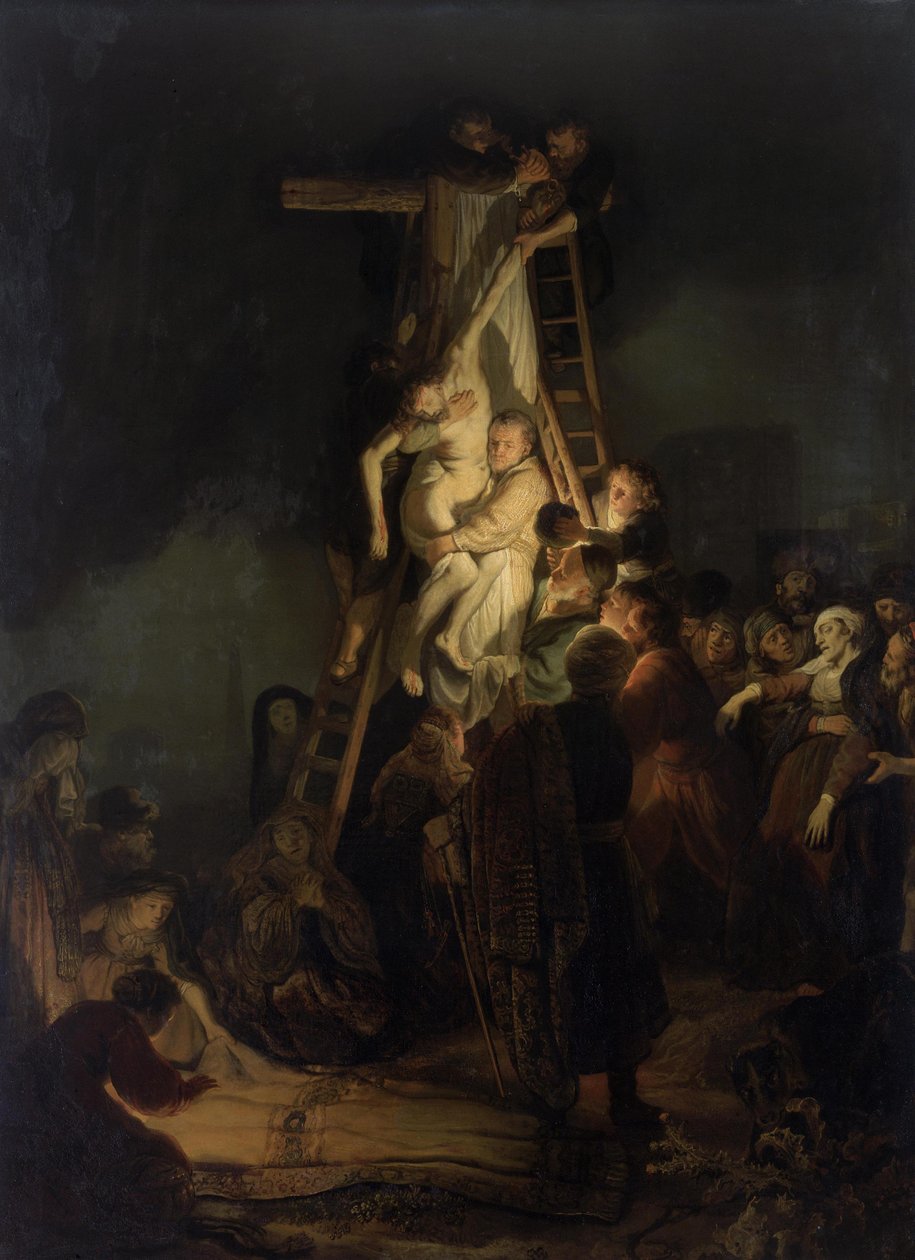 Kreuzabnahme autorstwa Workshop of Rembrandt