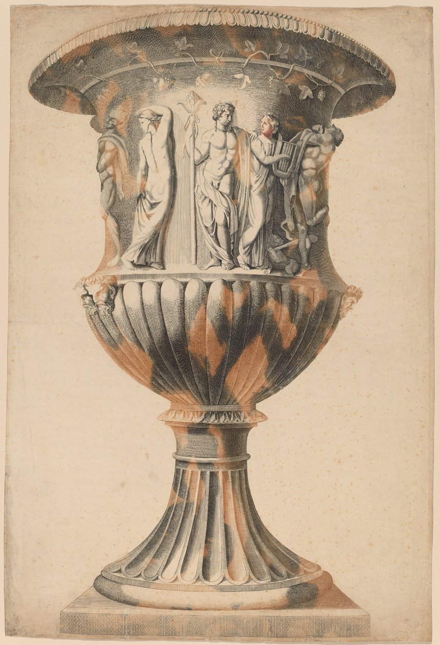 Wielki wazon. autorstwa Workshop of Johann Teyler