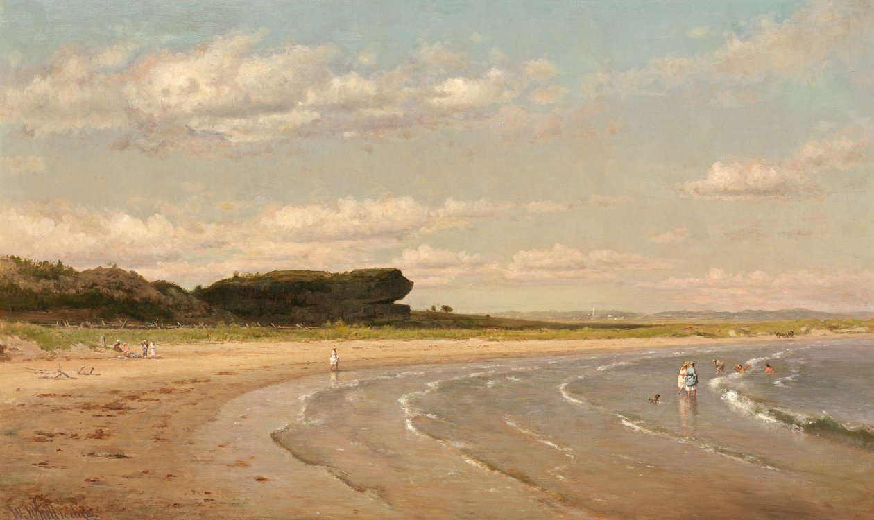 Druga Plaża, Newport, c. 18781880. autorstwa Worthington Whittredge