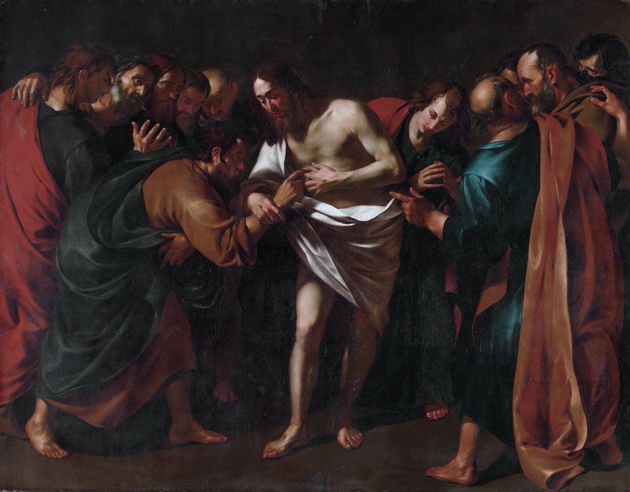 Niedowierzanie św. Tomasza autorstwa Wouter Crabeth II