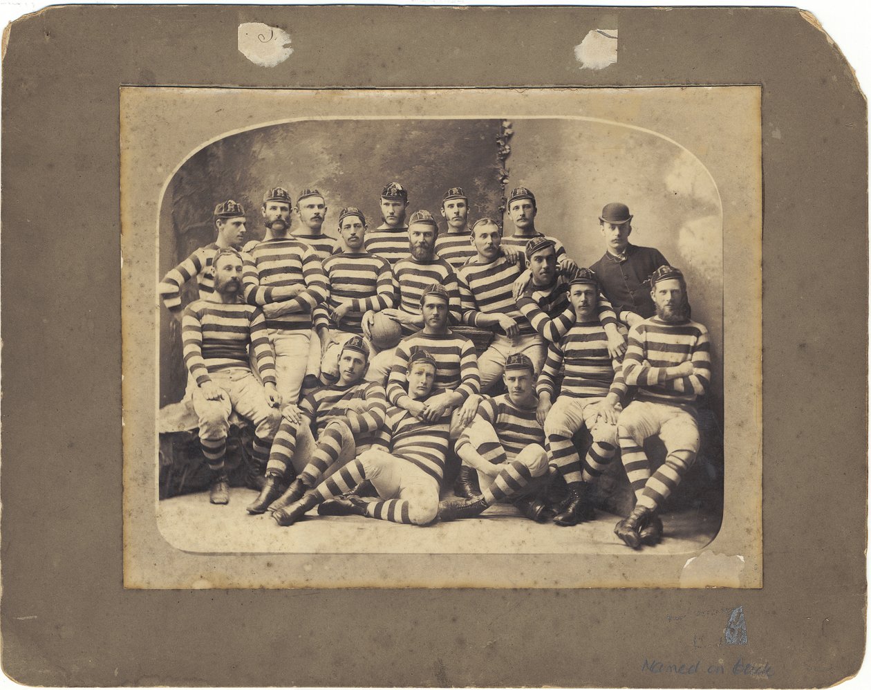 Auckland Touring Team, 1883 (odbitka żelatynowo-srebrowa) autorstwa Wrigglesworth and Binns
