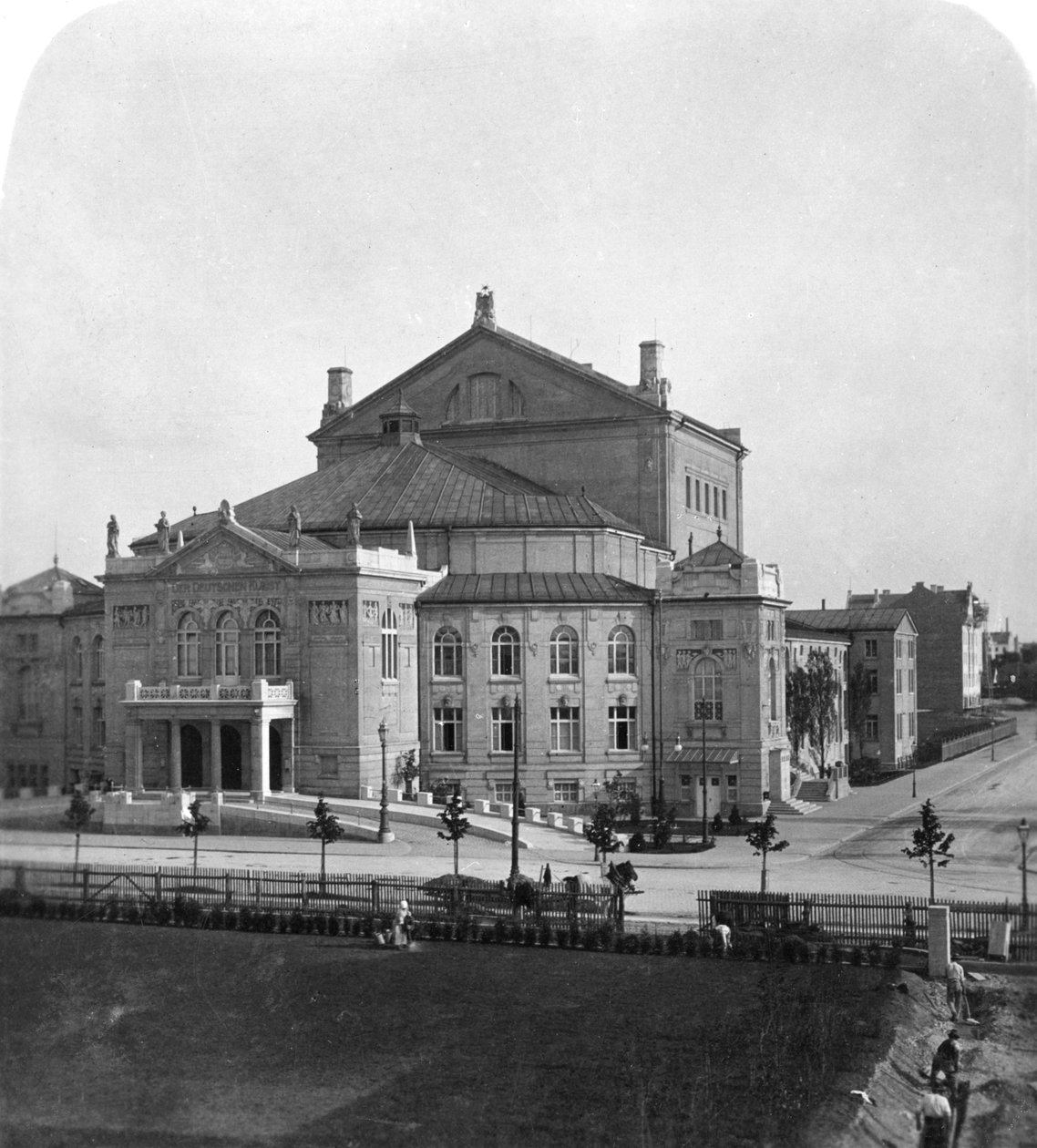 Teatr Prinzregenten, Monachium, Niemcy, ok. 1900 autorstwa Wurthle and Sons
