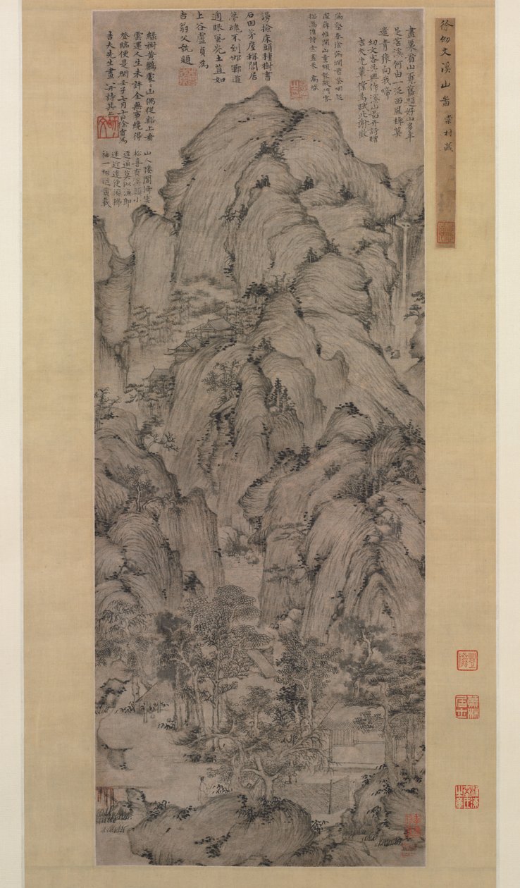 Strumienie i góry, 1372. autorstwa Xu Ben