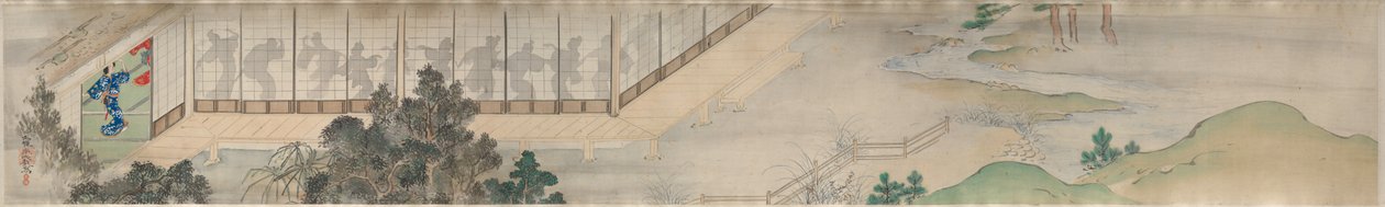 Tancerze Cienia, 1800. autorstwa Yamamoto Baiitsu