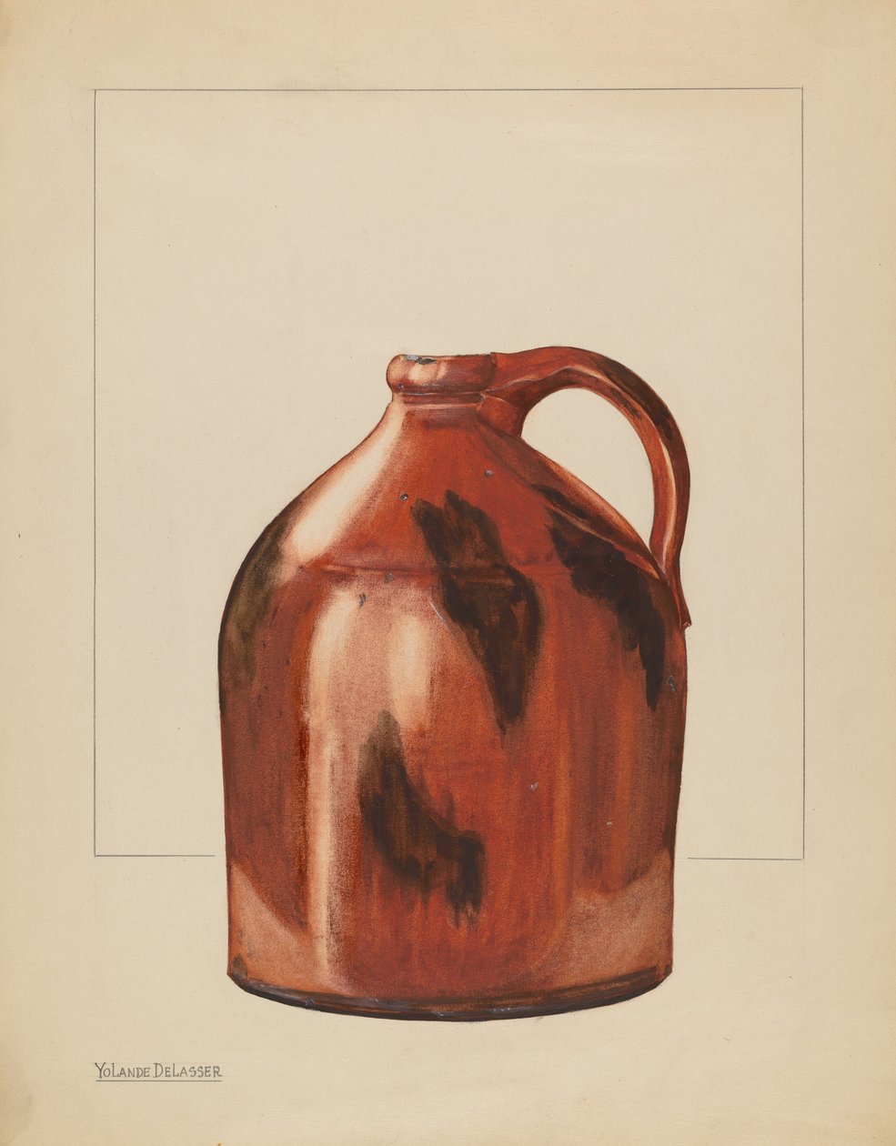 Dzbanek, ok. 1936. autorstwa Yolande Delasser