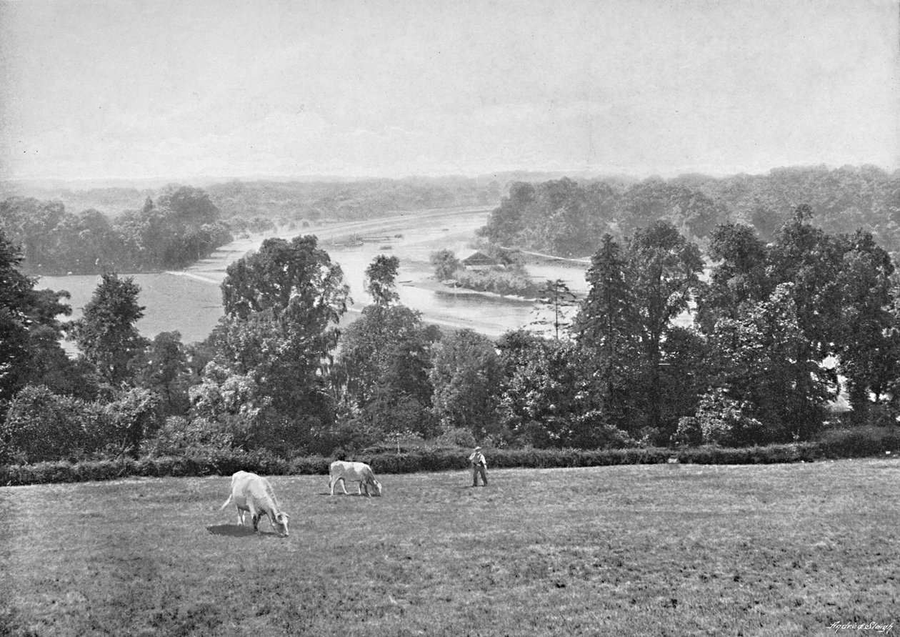 Z Richmond Hill, Surrey, ok. 1896 r. autorstwa York and Son