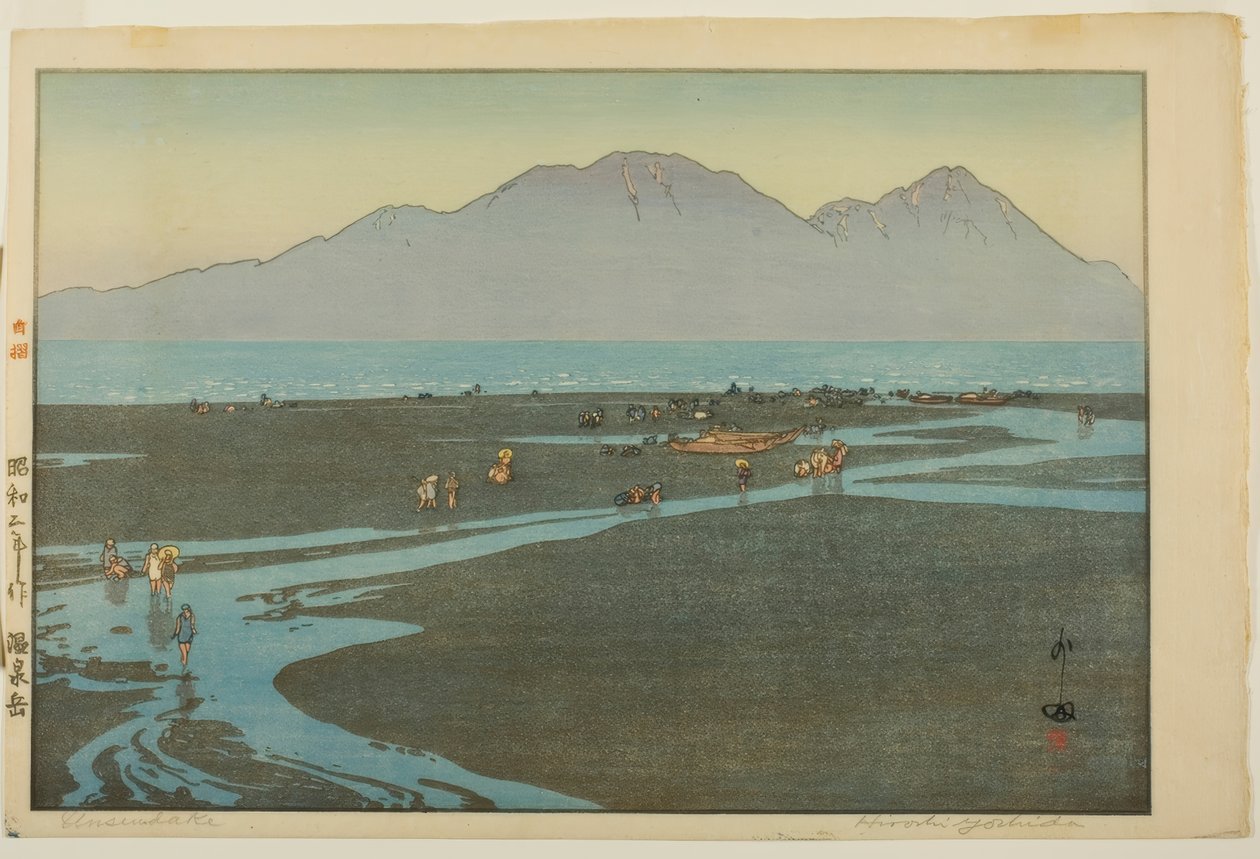Góra Unzen autorstwa Yoshida Hiroshi