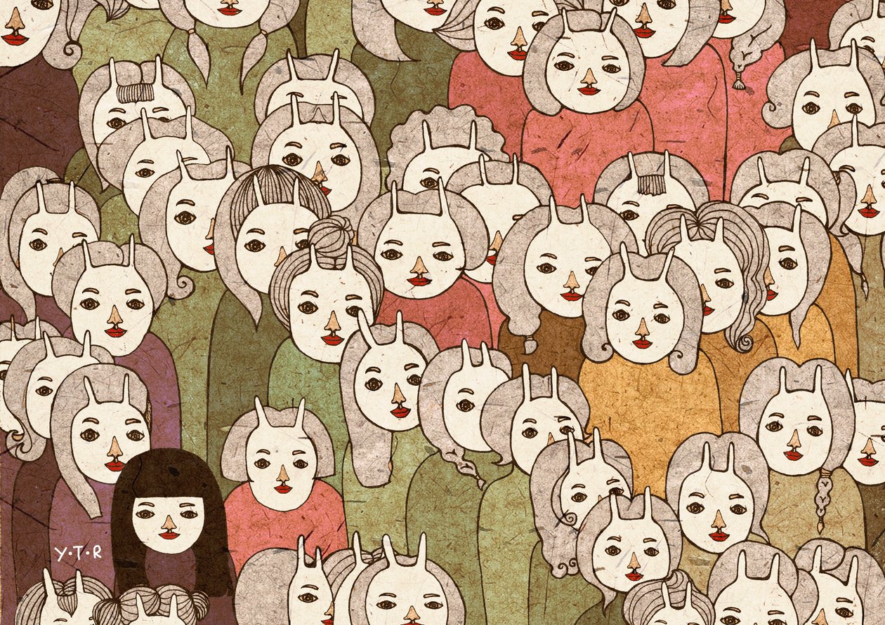 Na platformie, 2012 (cyfrowo) autorstwa Yoyo Zhao