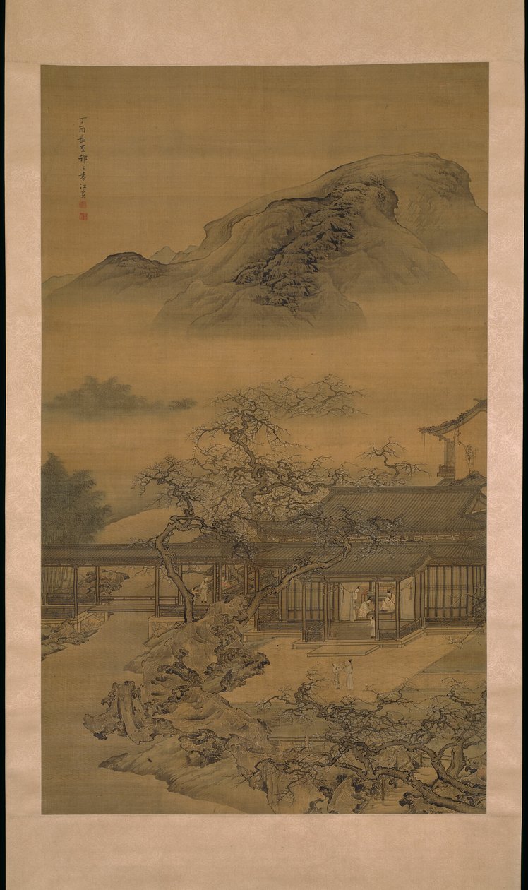 Nadejście wiosny w pałacu Han 漢宮春曉圖 autorstwa Yuan Jiang