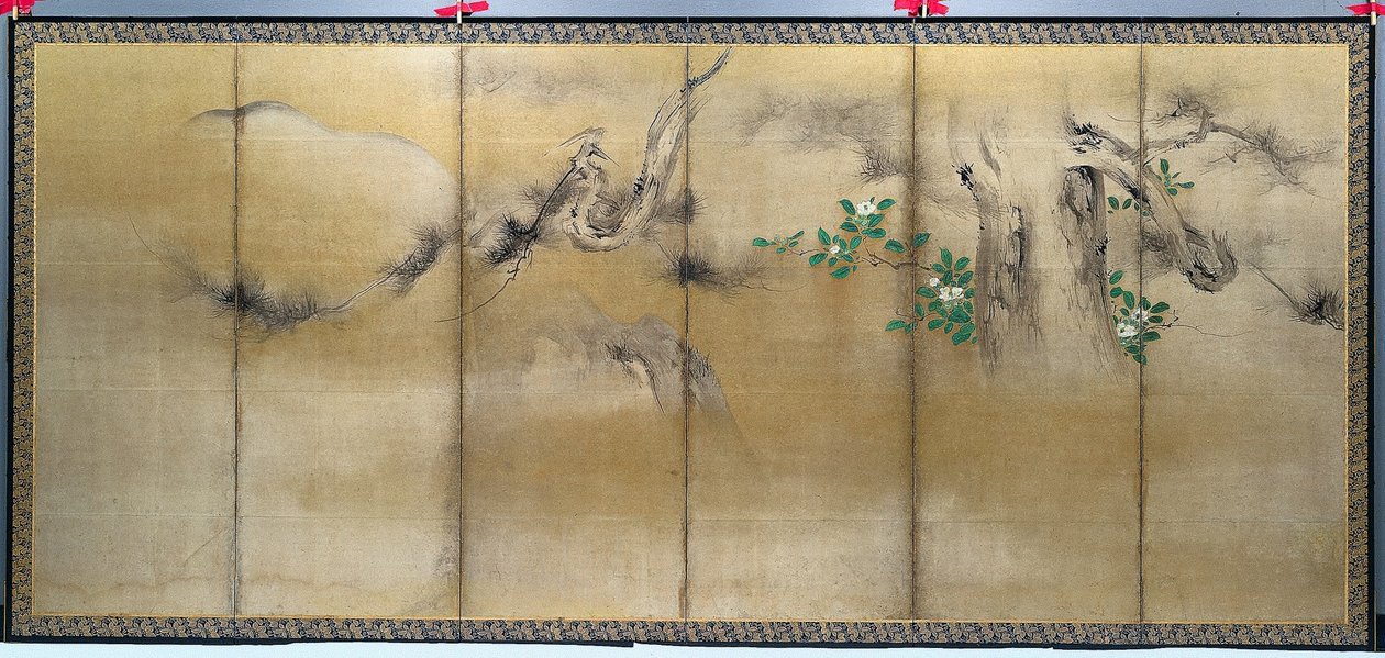 Kwiaty zimowe i letnie, ok. 1900 r. 1600. autorstwa Yusho Kaiho