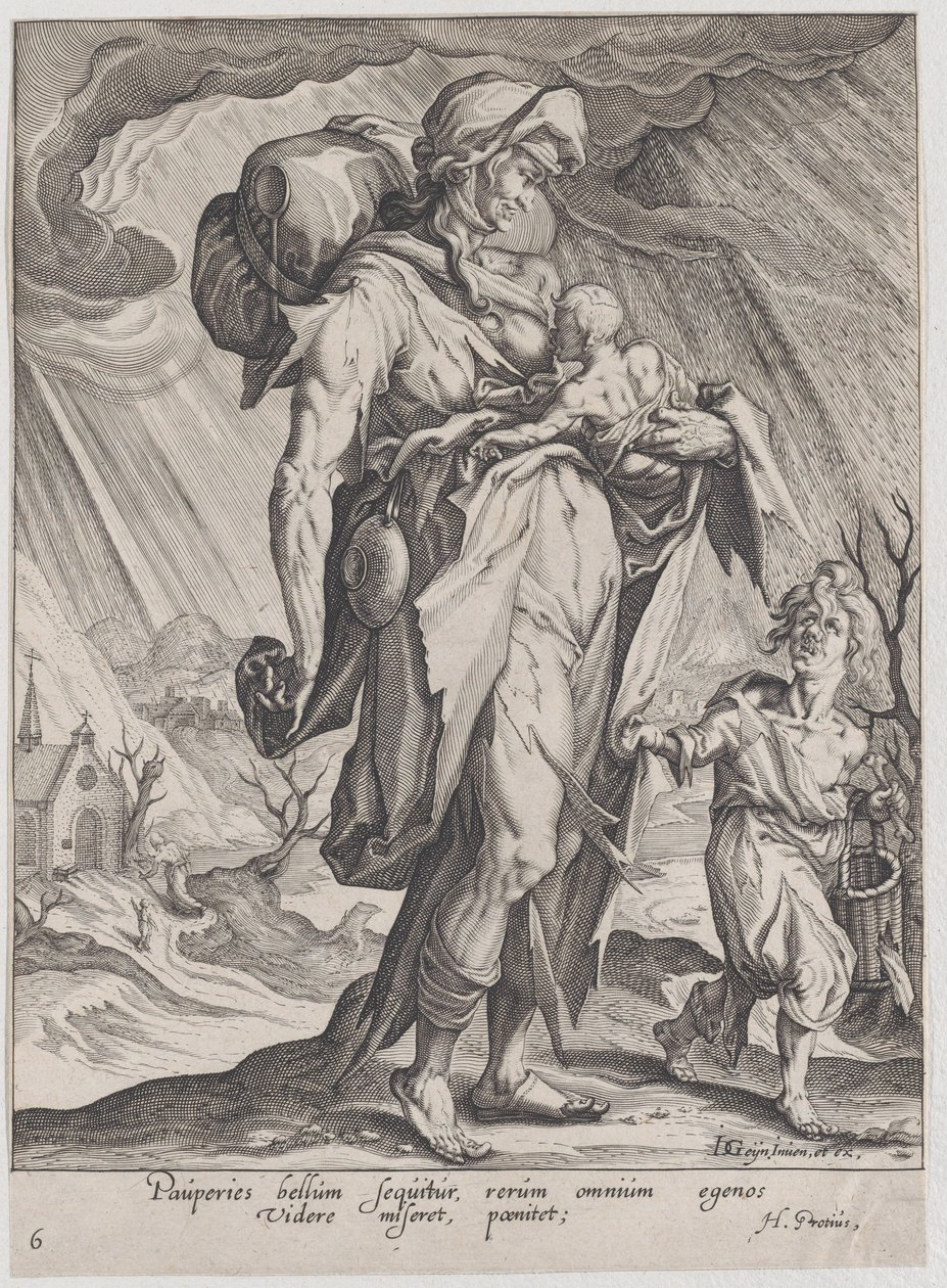Ubóstwo z cnót i wad, 1596-97., 1596-97. autorstwa Zacharias Dolendo