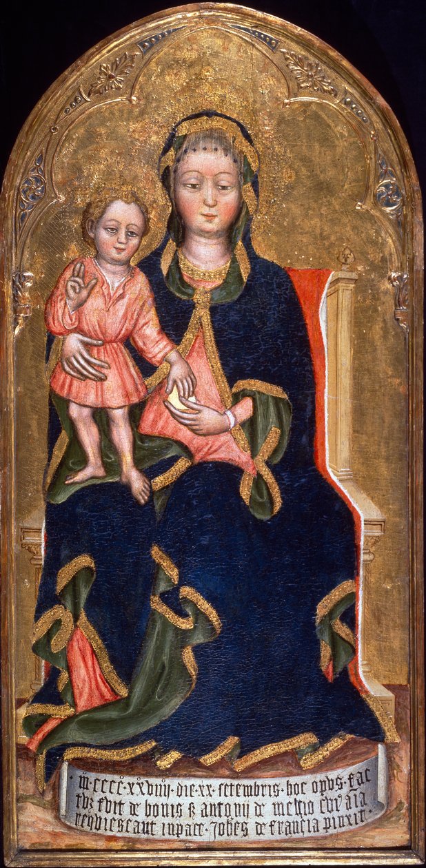 Madonna z Dzieciątkiem (malarstwo) autorstwa Zanino di Pietro