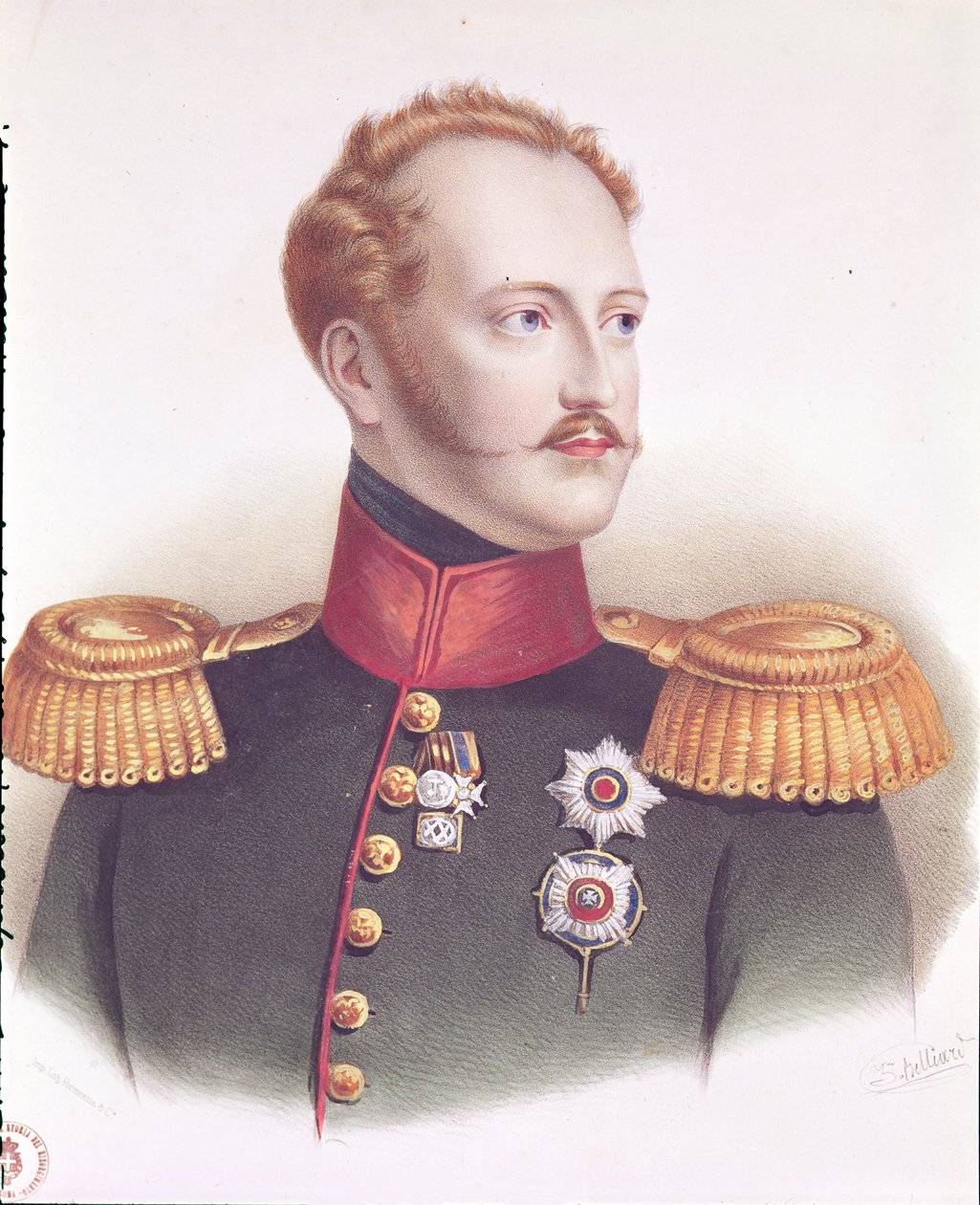 Portret Aleksandra I (1777-1825) autorstwa Zephirin Felix Jean Marius Belliard